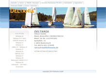Tablet Screenshot of deltania.com